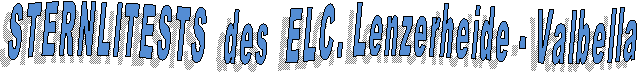 STERNLITESTS des ELC. Lenzerheide - Valbella