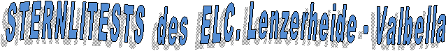 STERNLITESTS des ELC. Lenzerheide - Valbella